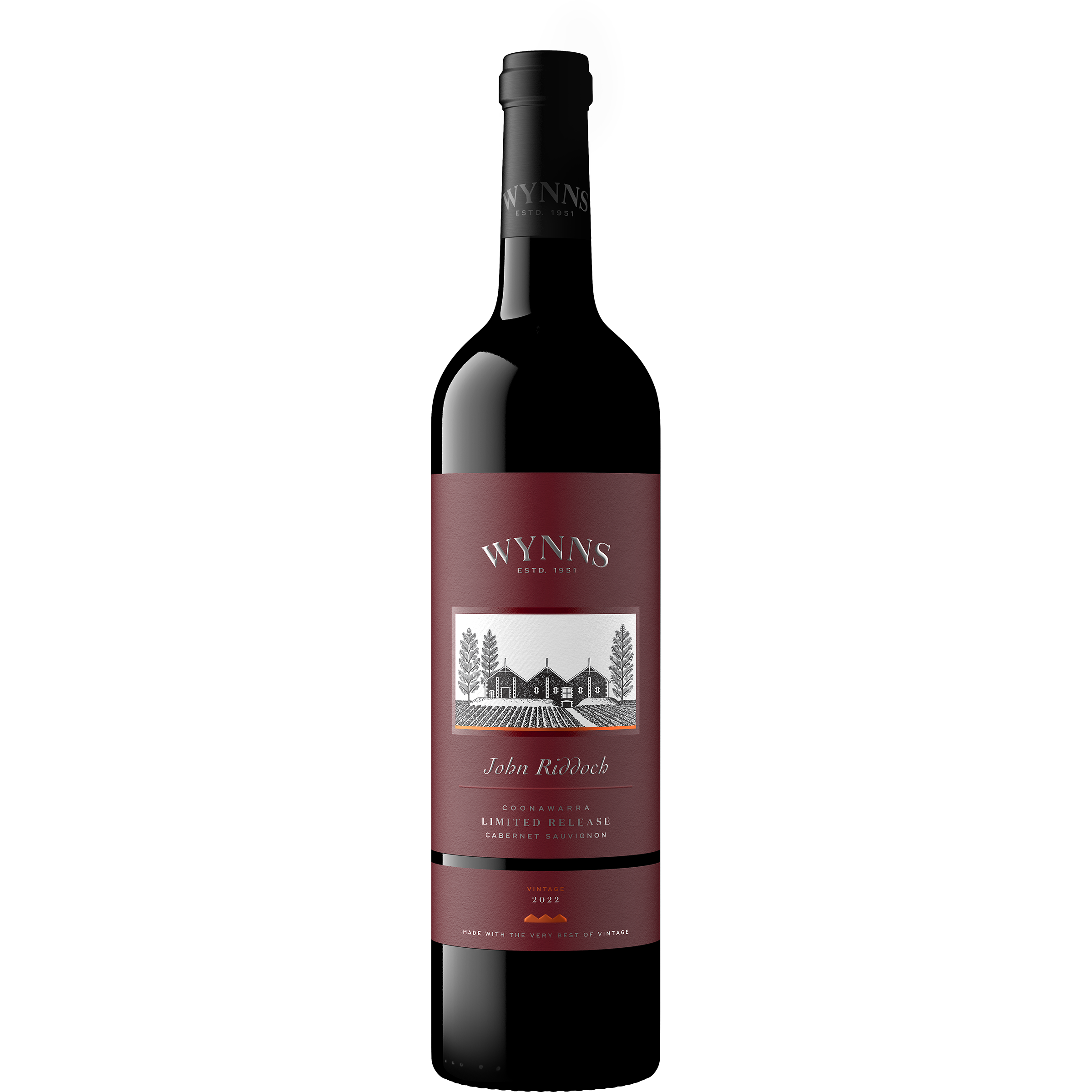Wynns John Riddoch Cabernet Sauvignon 2022