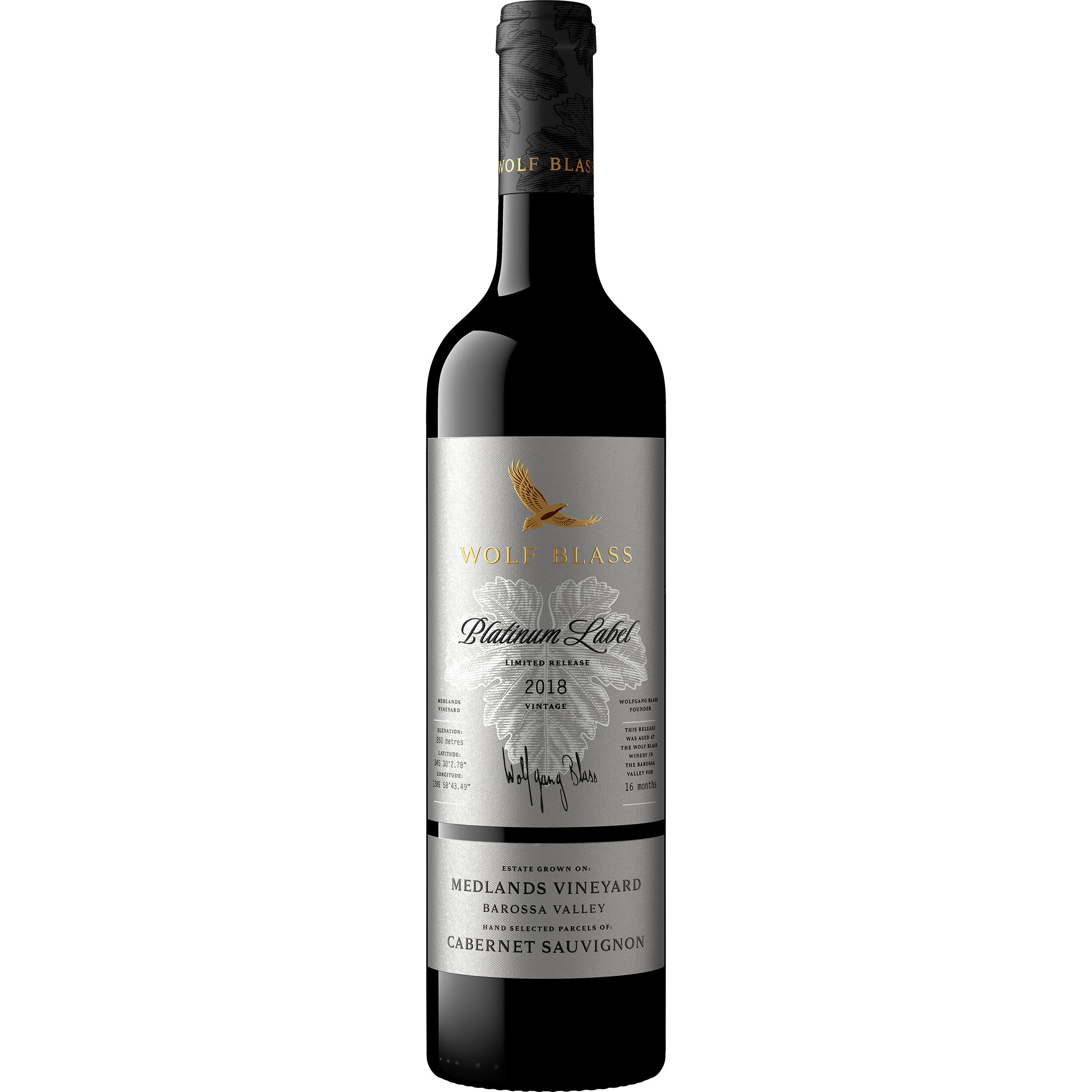 Wolf Blass Platinum Cabernet Sauvignon 2016